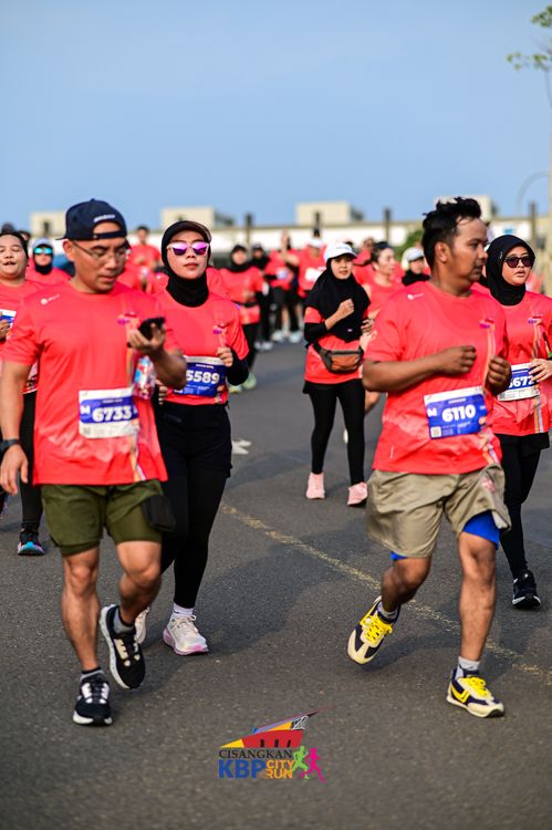 Race photo from CISANGKAN KBP CITY RUN 2025