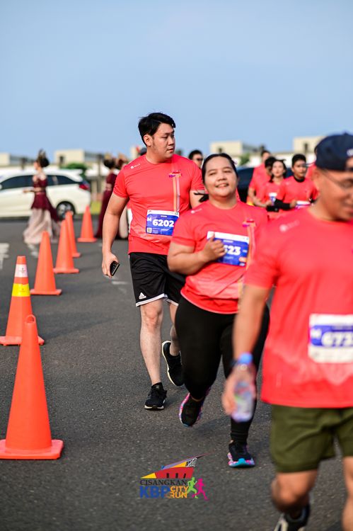 Race photo from CISANGKAN KBP CITY RUN 2025