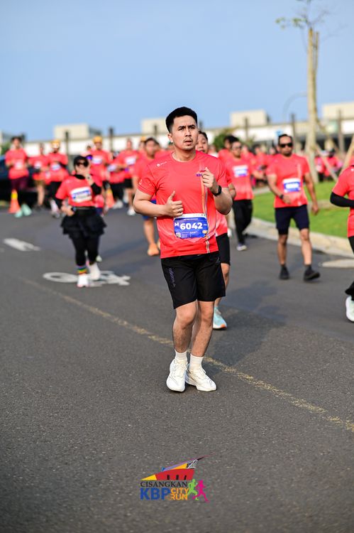 Race photo from CISANGKAN KBP CITY RUN 2025
