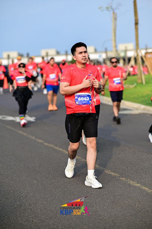 Race photo from CISANGKAN KBP CITY RUN 2025
