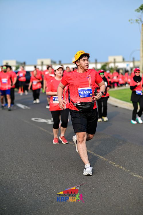 Race photo from CISANGKAN KBP CITY RUN 2025
