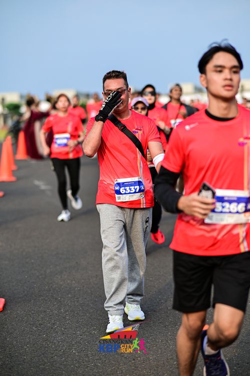 Race photo from CISANGKAN KBP CITY RUN 2025