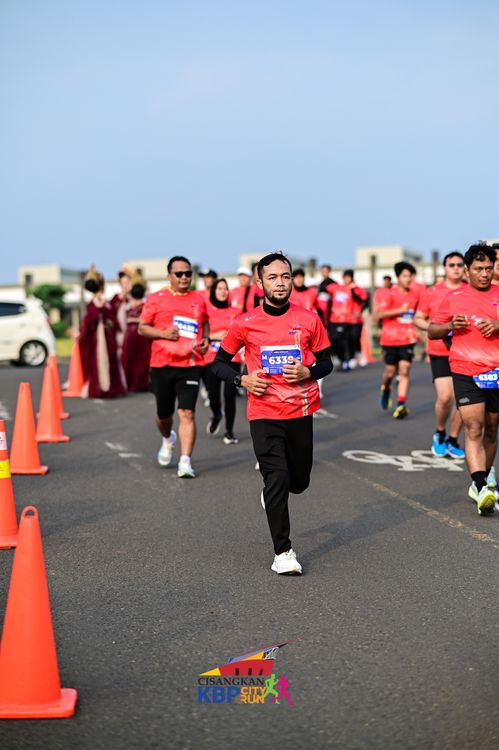 Race photo from CISANGKAN KBP CITY RUN 2025