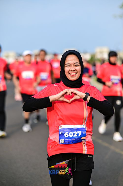 Race photo from CISANGKAN KBP CITY RUN 2025