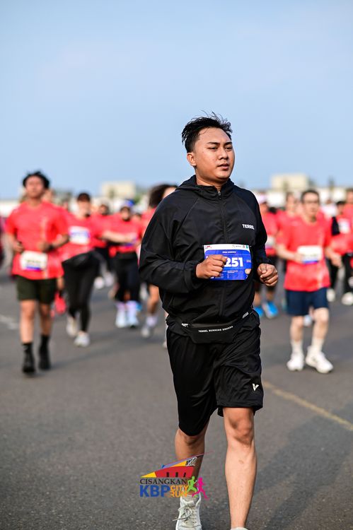 Race photo from CISANGKAN KBP CITY RUN 2025