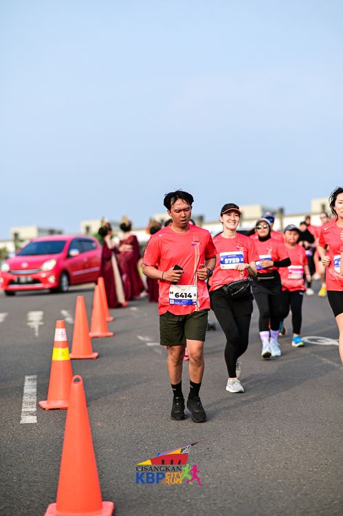 Race photo from CISANGKAN KBP CITY RUN 2025