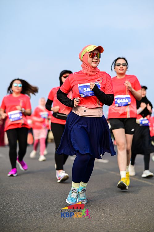 Race photo from CISANGKAN KBP CITY RUN 2025