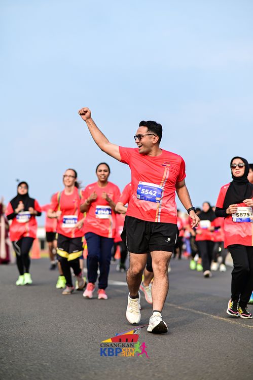 Race photo from CISANGKAN KBP CITY RUN 2025