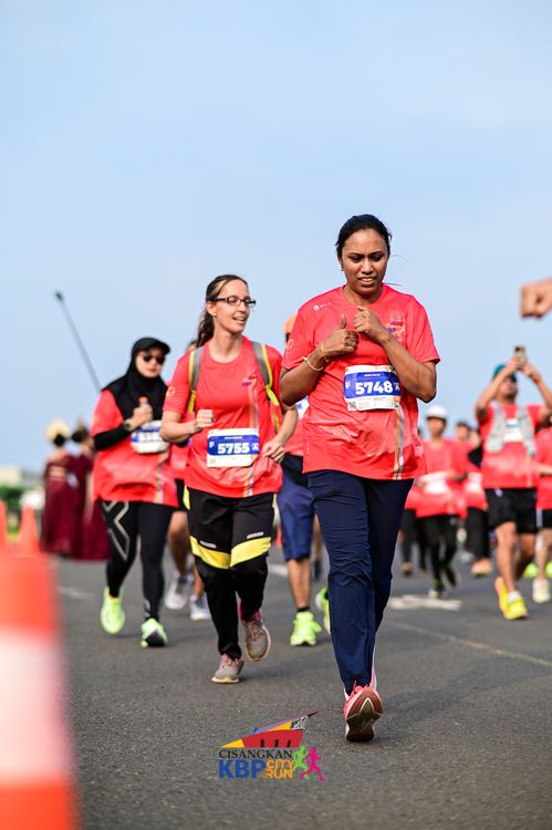 Race photo from CISANGKAN KBP CITY RUN 2025