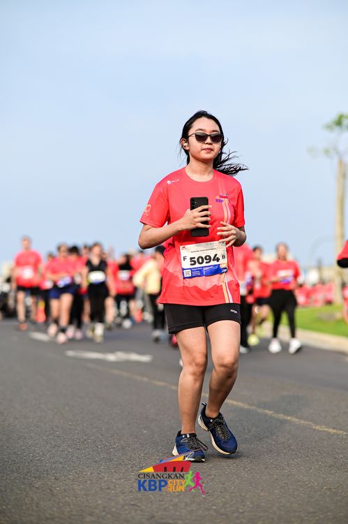 Race photo from CISANGKAN KBP CITY RUN 2025