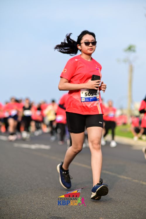 Race photo from CISANGKAN KBP CITY RUN 2025