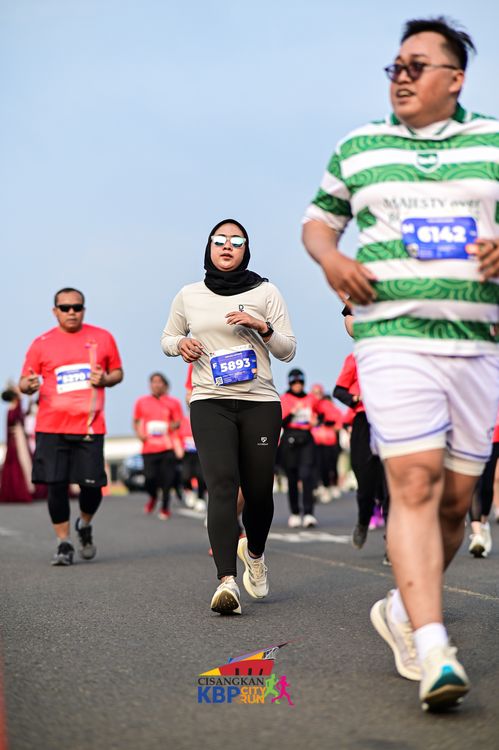Race photo from CISANGKAN KBP CITY RUN 2025
