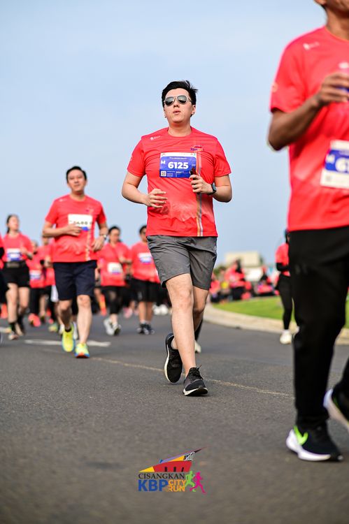 Race photo from CISANGKAN KBP CITY RUN 2025