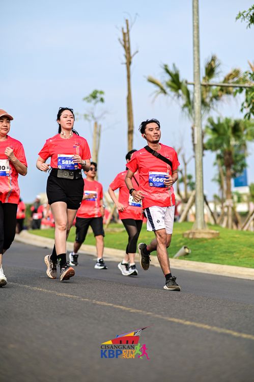 Race photo from CISANGKAN KBP CITY RUN 2025