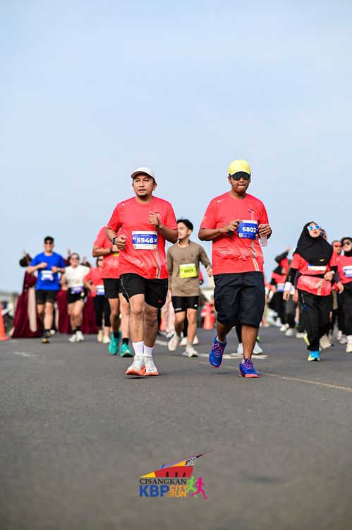 Race photo from CISANGKAN KBP CITY RUN 2025