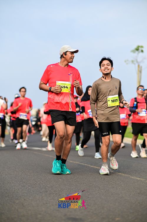 Race photo from CISANGKAN KBP CITY RUN 2025