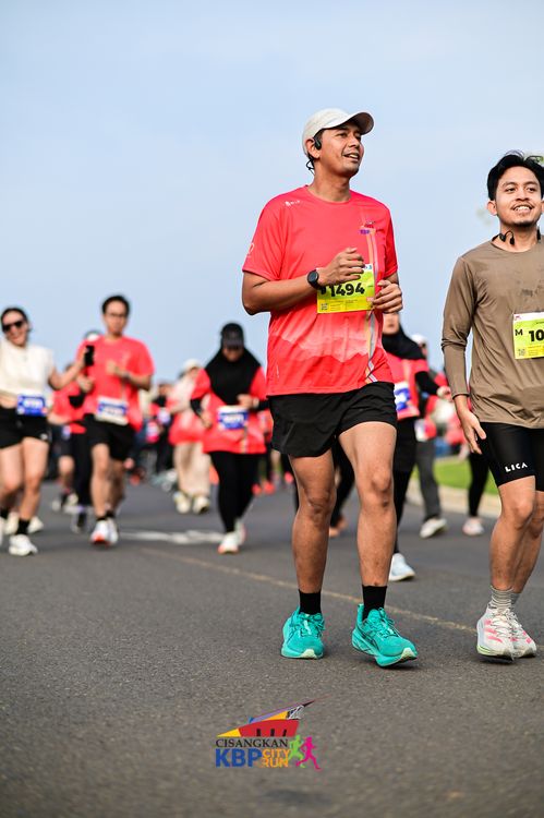 Race photo from CISANGKAN KBP CITY RUN 2025