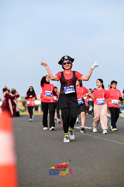 Race photo from CISANGKAN KBP CITY RUN 2025