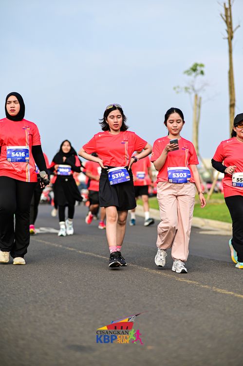 Race photo from CISANGKAN KBP CITY RUN 2025