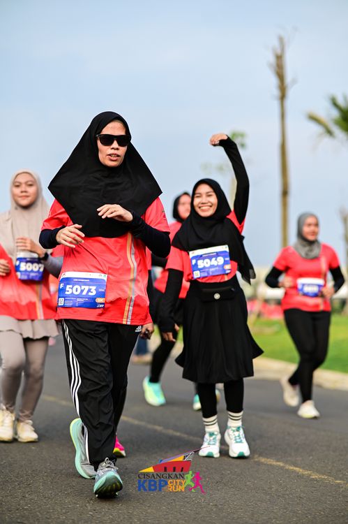 Race photo from CISANGKAN KBP CITY RUN 2025