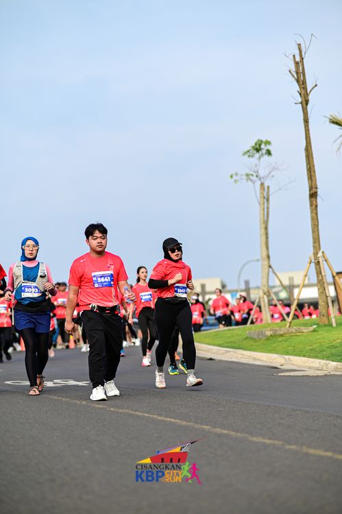 Race photo from CISANGKAN KBP CITY RUN 2025