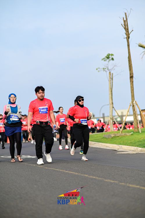 Race photo from CISANGKAN KBP CITY RUN 2025