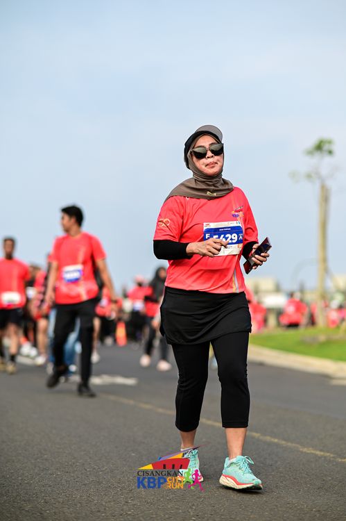 Race photo from CISANGKAN KBP CITY RUN 2025
