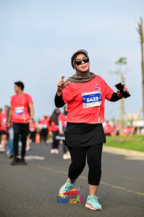Race photo from CISANGKAN KBP CITY RUN 2025