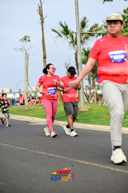 Race photo from CISANGKAN KBP CITY RUN 2025