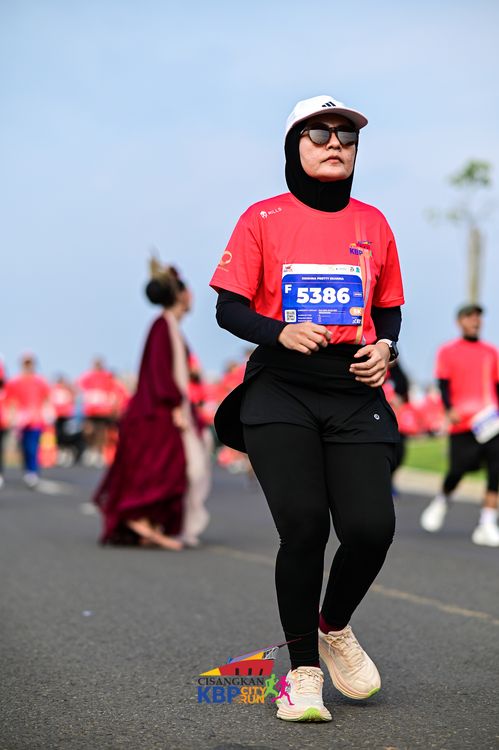 Race photo from CISANGKAN KBP CITY RUN 2025