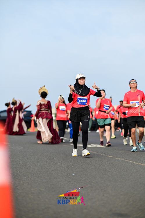 Race photo from CISANGKAN KBP CITY RUN 2025