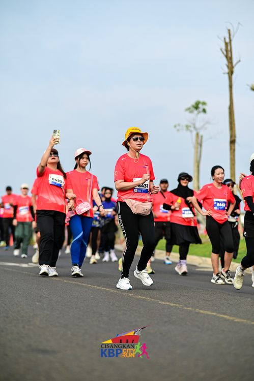 Race photo from CISANGKAN KBP CITY RUN 2025