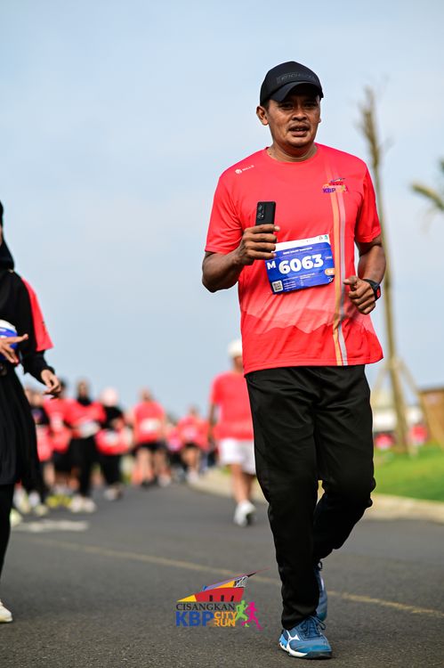 Race photo from CISANGKAN KBP CITY RUN 2025