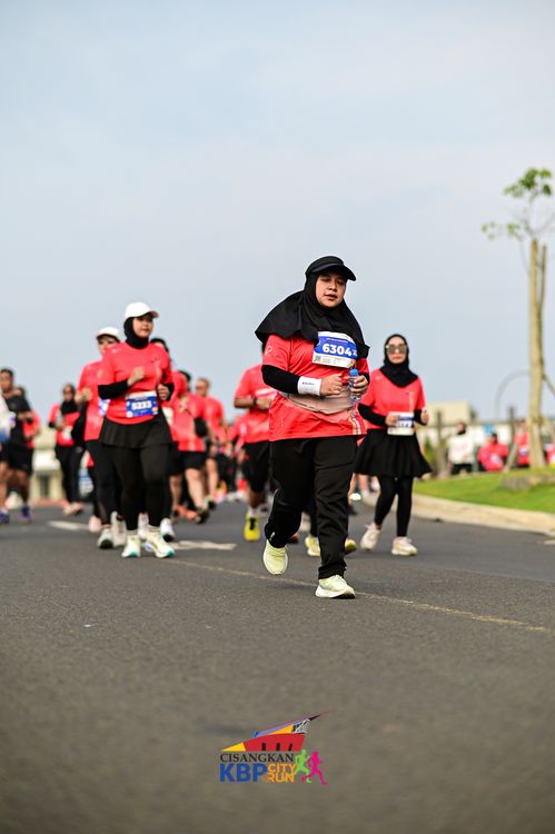 Race photo from CISANGKAN KBP CITY RUN 2025