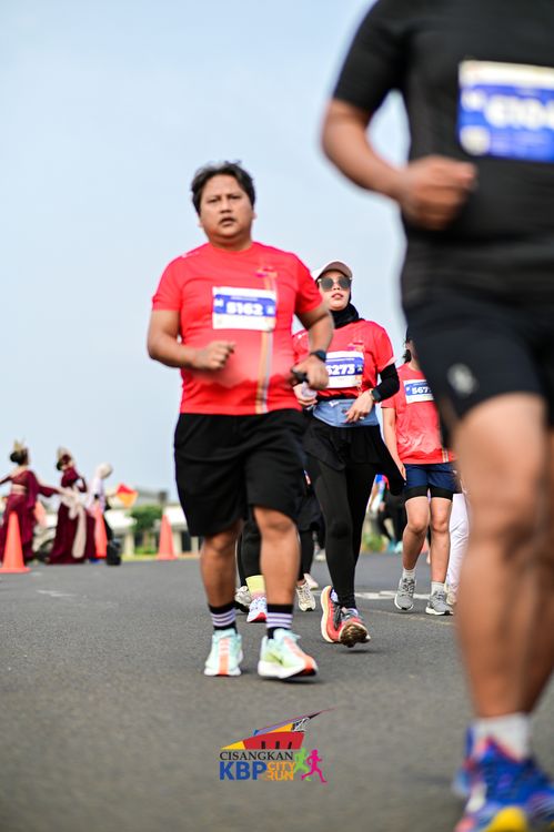 Race photo from CISANGKAN KBP CITY RUN 2025