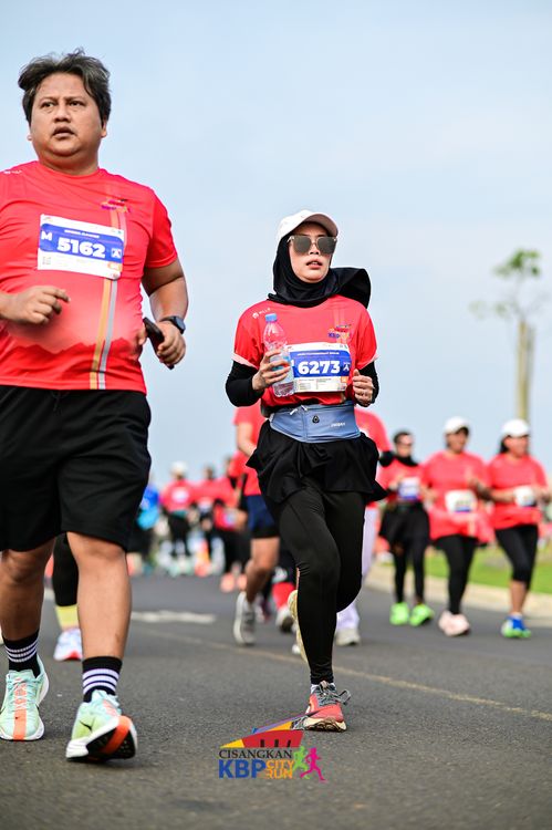 Race photo from CISANGKAN KBP CITY RUN 2025