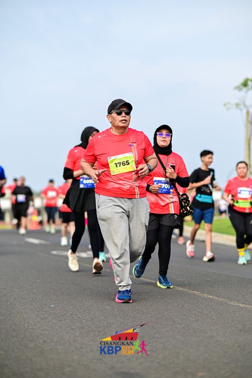 Race photo from CISANGKAN KBP CITY RUN 2025