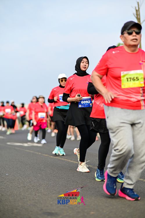 Race photo from CISANGKAN KBP CITY RUN 2025