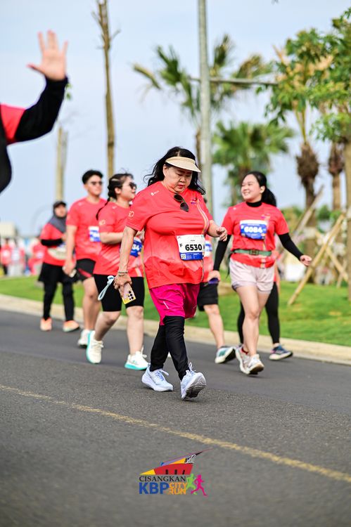 Race photo from CISANGKAN KBP CITY RUN 2025