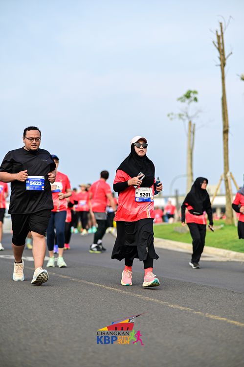 Race photo from CISANGKAN KBP CITY RUN 2025