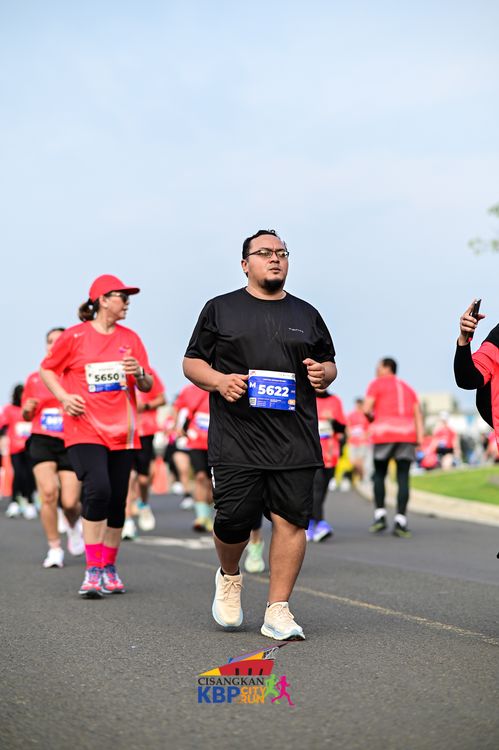 Race photo from CISANGKAN KBP CITY RUN 2025