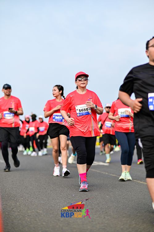 Race photo from CISANGKAN KBP CITY RUN 2025