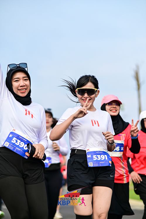 Race photo from CISANGKAN KBP CITY RUN 2025