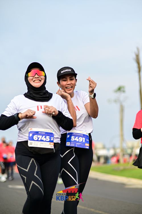 Race photo from CISANGKAN KBP CITY RUN 2025