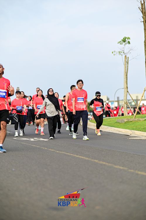Race photo from CISANGKAN KBP CITY RUN 2025