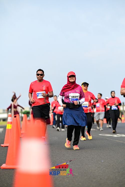 Race photo from CISANGKAN KBP CITY RUN 2025