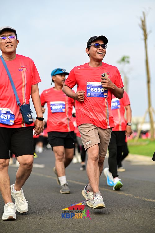 Race photo from CISANGKAN KBP CITY RUN 2025