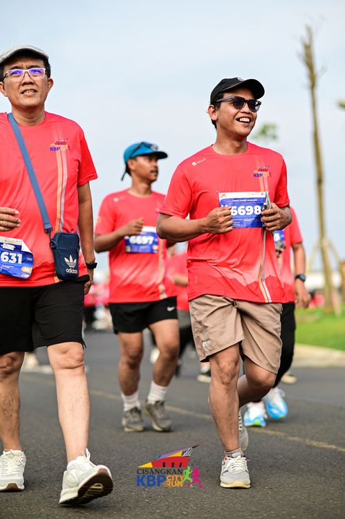 Race photo from CISANGKAN KBP CITY RUN 2025