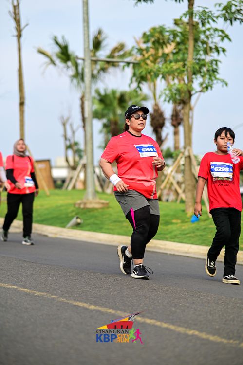 Race photo from CISANGKAN KBP CITY RUN 2025