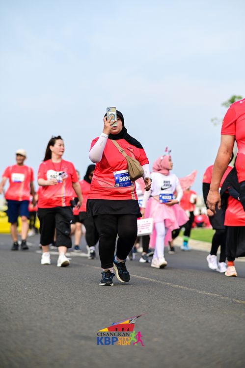 Race photo from CISANGKAN KBP CITY RUN 2025